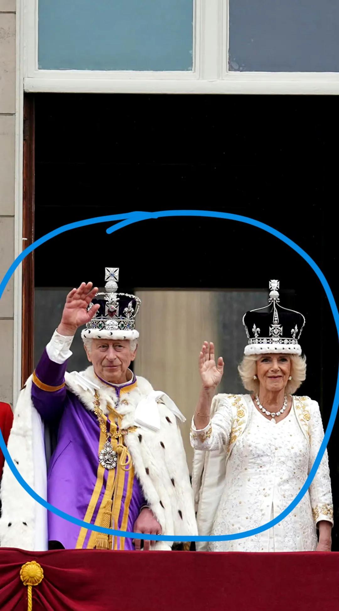 加冕礼上夏洛特的花环,卡米拉加冕礼凯特戴的冠冕