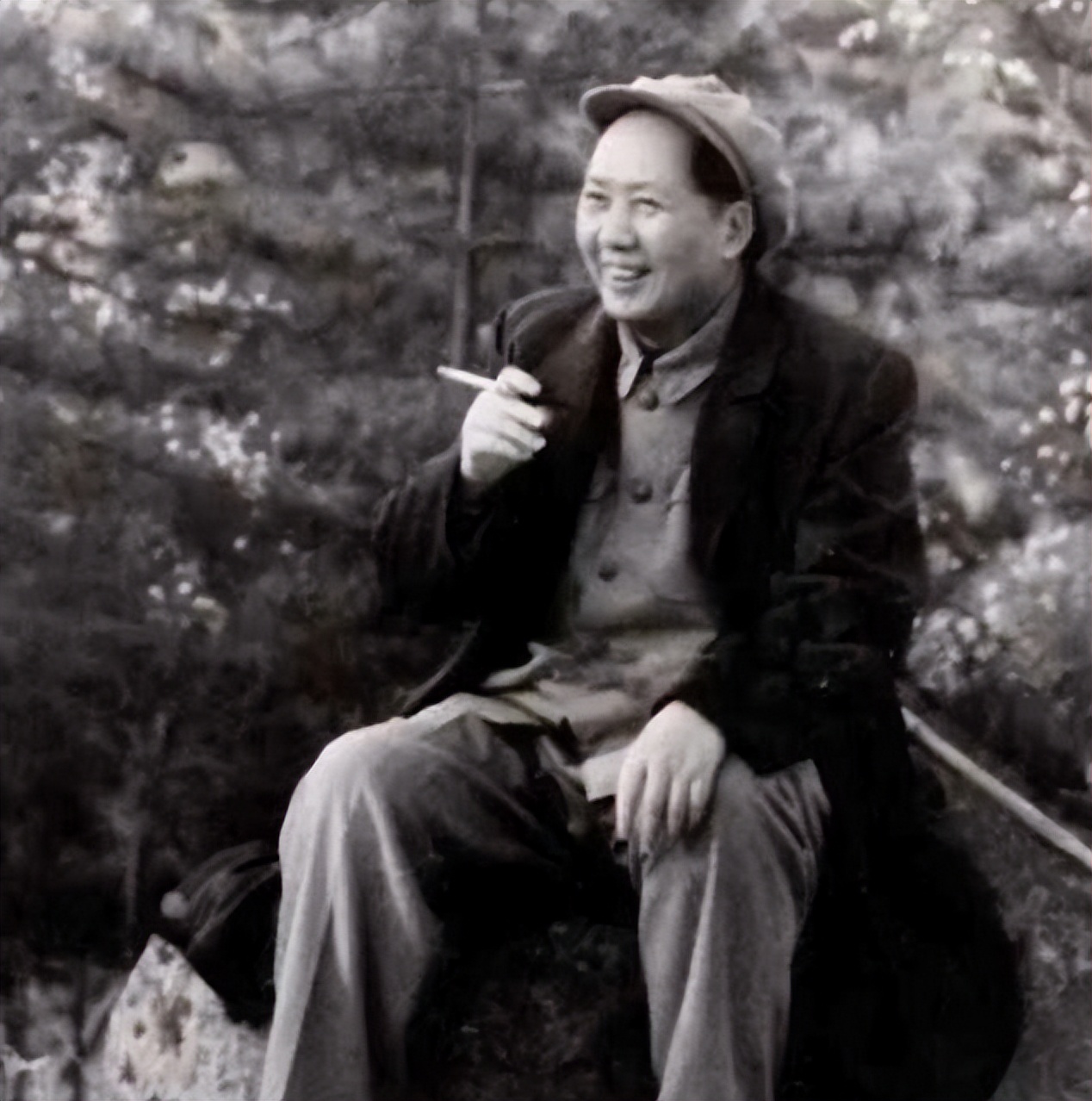 *先念李**抽雪茄，毛主席看了半天：有这么好的烟，怎么不早点拿出来