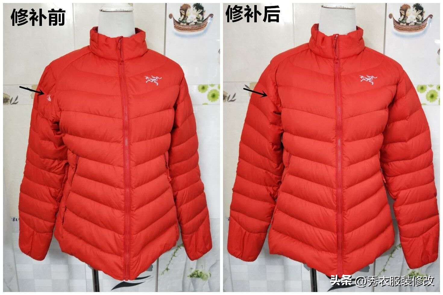 始祖鸟羽绒服掉绒怎么解决,始祖鸟棉服破了怎么修补