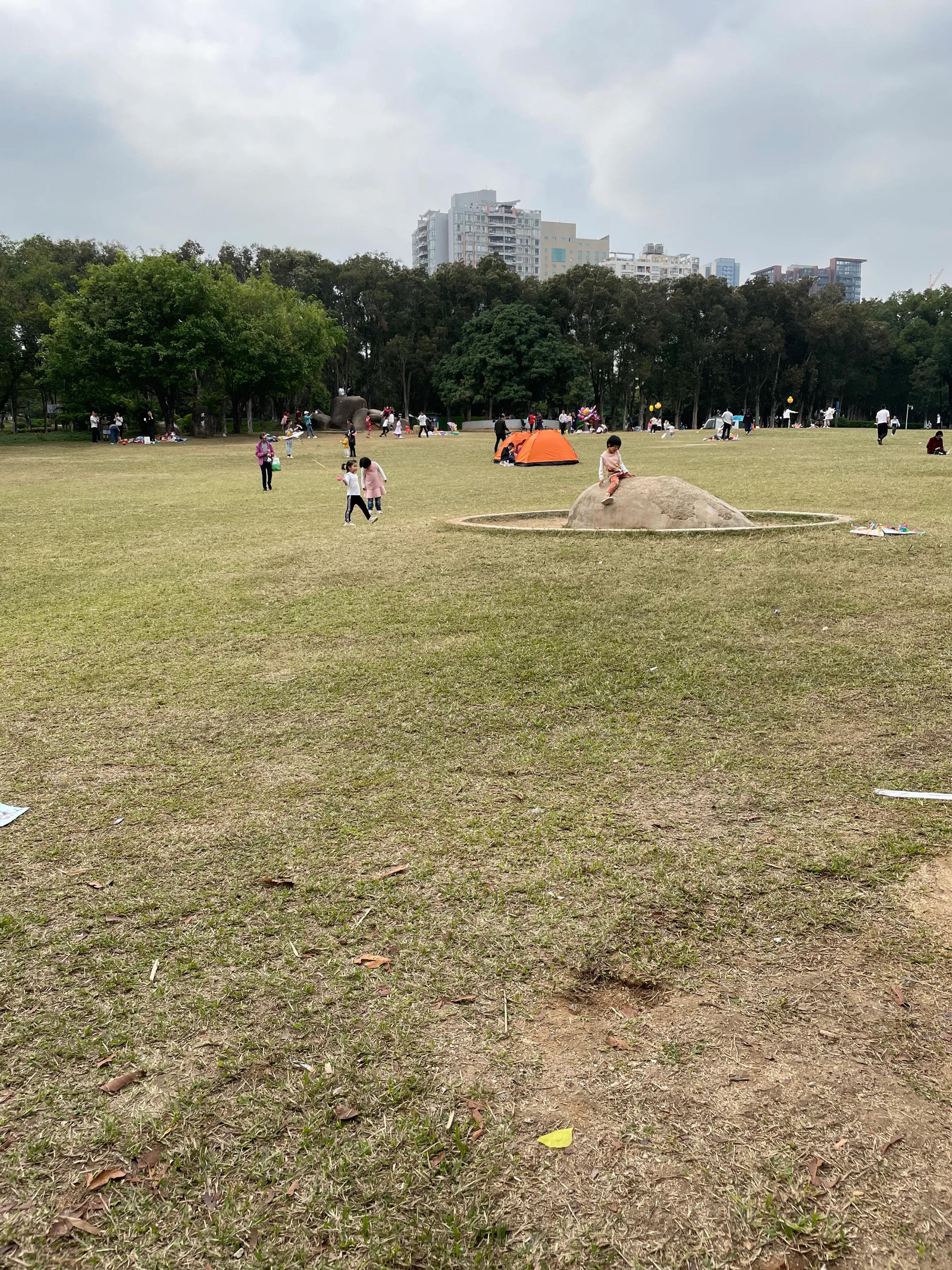 深圳市宝安灵芝公园正在建什么,宝安灵芝公园