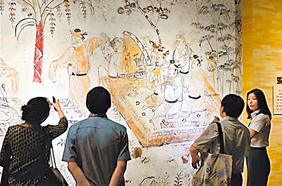 唐代壁画讲解,唐代壁画展不靠人工讲解