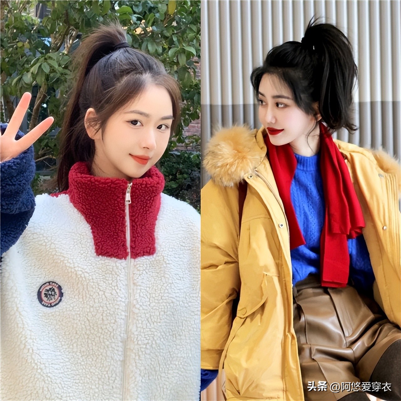 适合冬季显脸小的发型,冬季干净利落减龄的发型