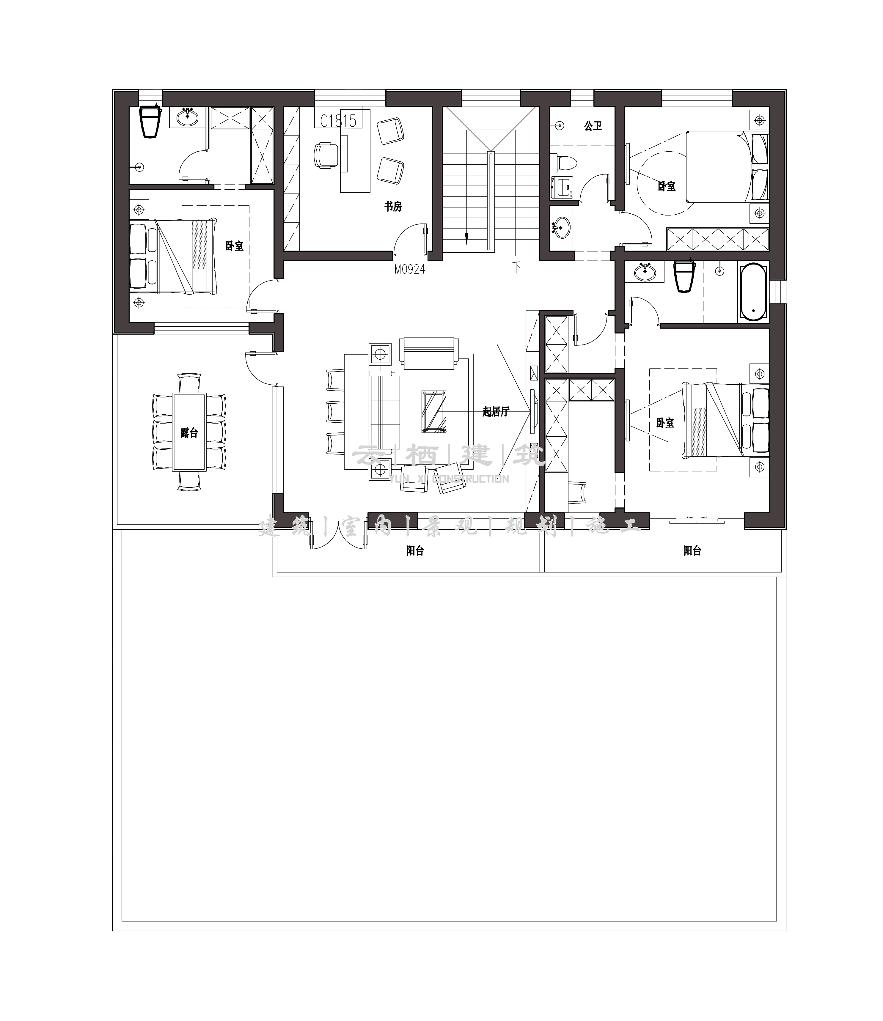 现代隐居别墅设计,别墅设计现代风四合院