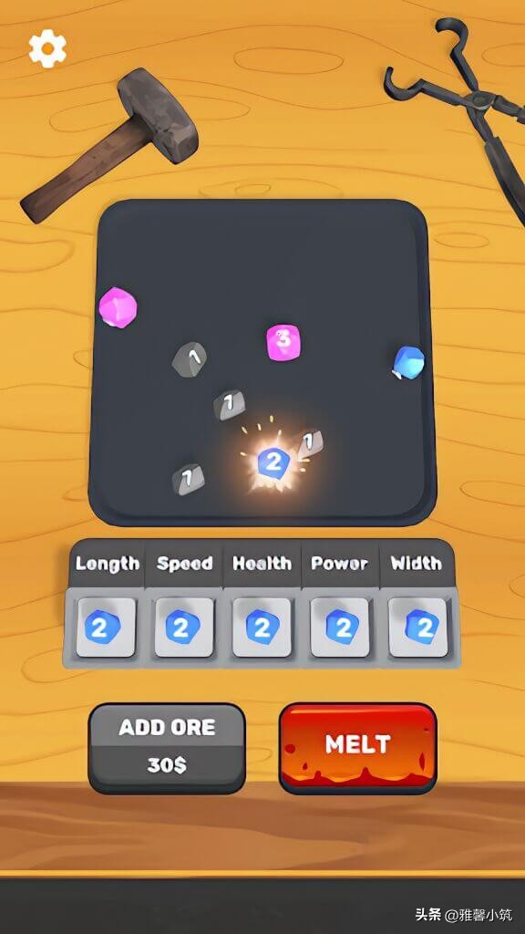 跑酷赚钱，合成升级？锻造手游《SwordMelter》目标融合之剑