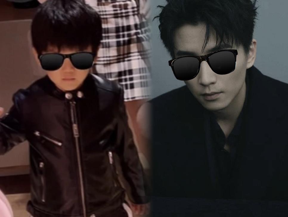 陈妍希给儿子庆生晒与小星星合照,陈妍希晒照为小星星庆生