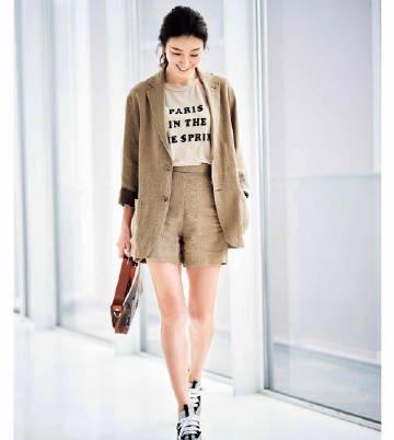 短西装搭西装长裤,西装不一定搭裤子