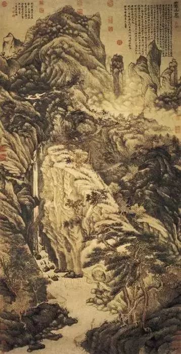 明代山水画100幅大饱眼福值得借鉴,明清高清山水作品欣赏