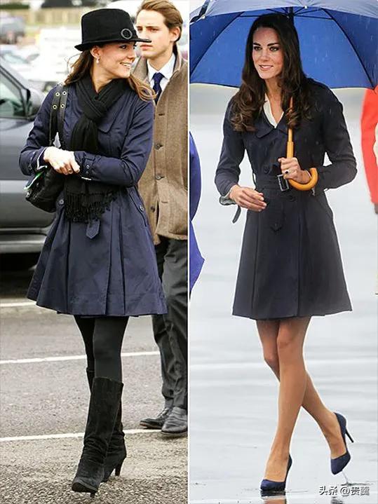 戴安娜王妃和凯特王妃相似,凯特和戴安娜衣服