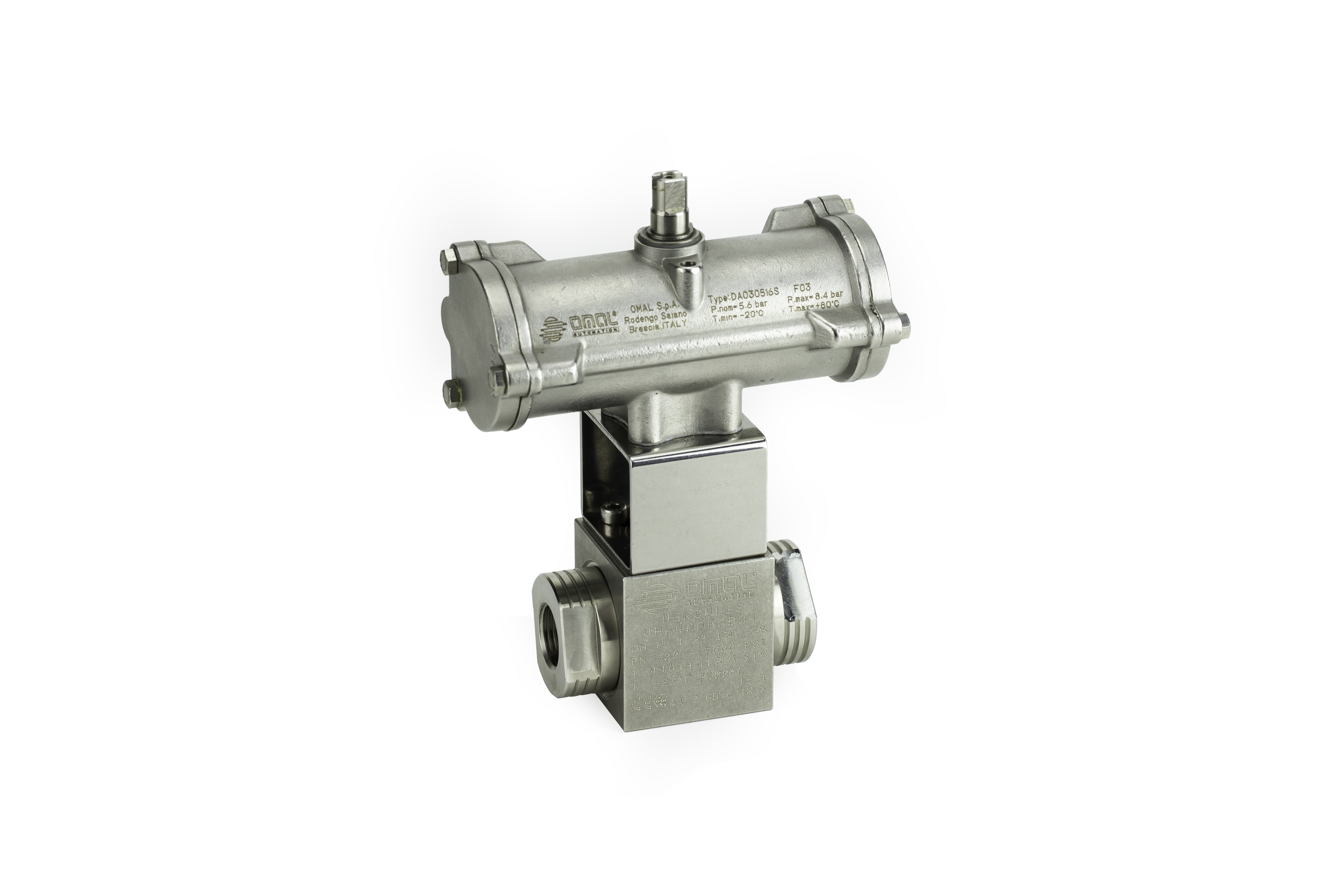 OMAL高压球阀在消防车上的应用