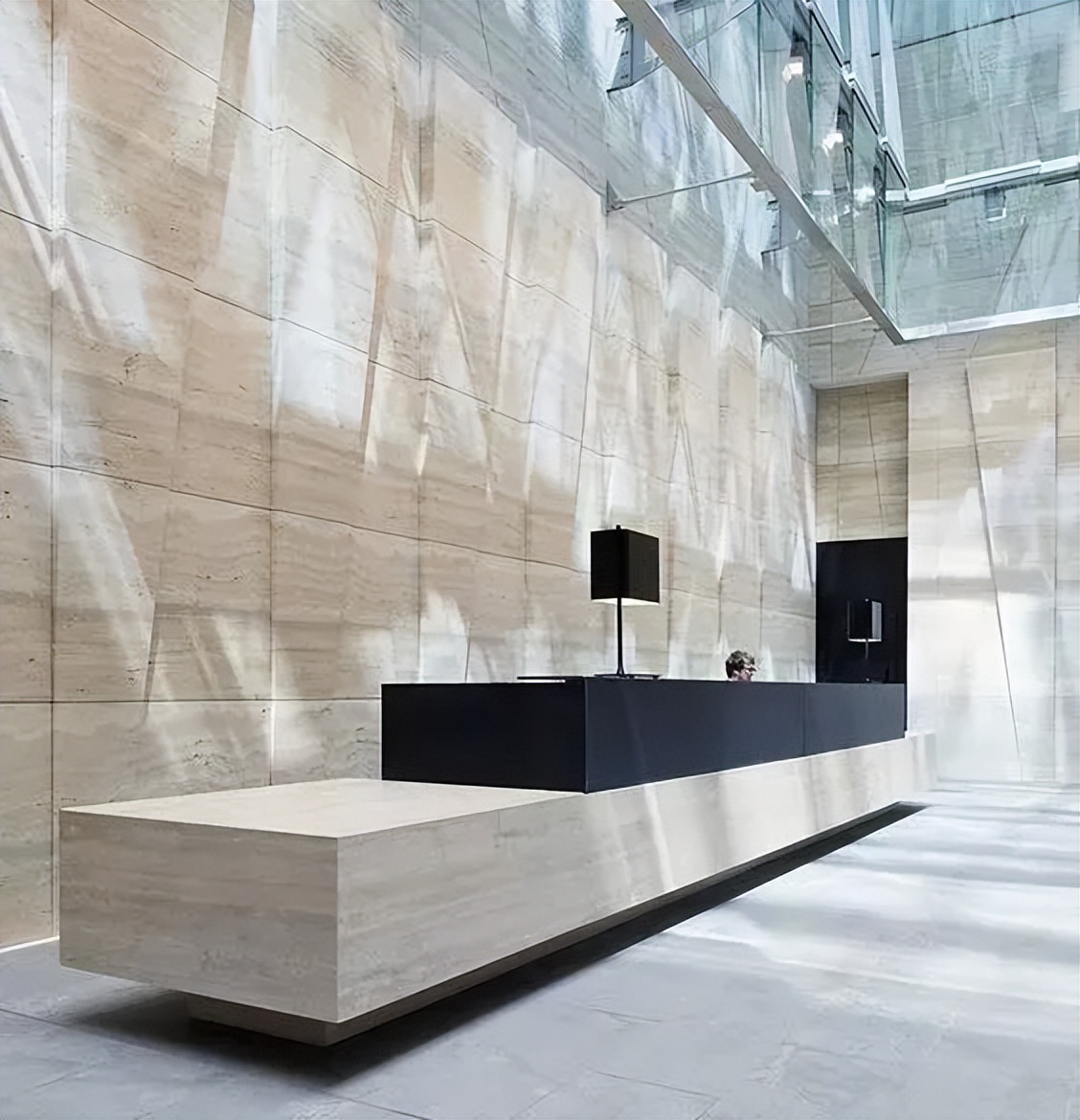 前台门面担当,二楼办公室前厅装修