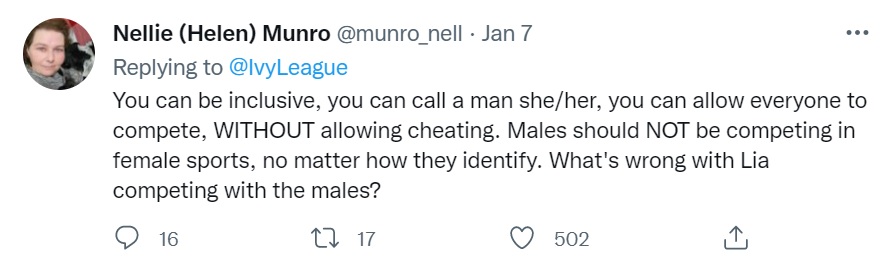 称霸女子游坛的男跨女运动员被女跨男运动员打败!美国人凌乱了