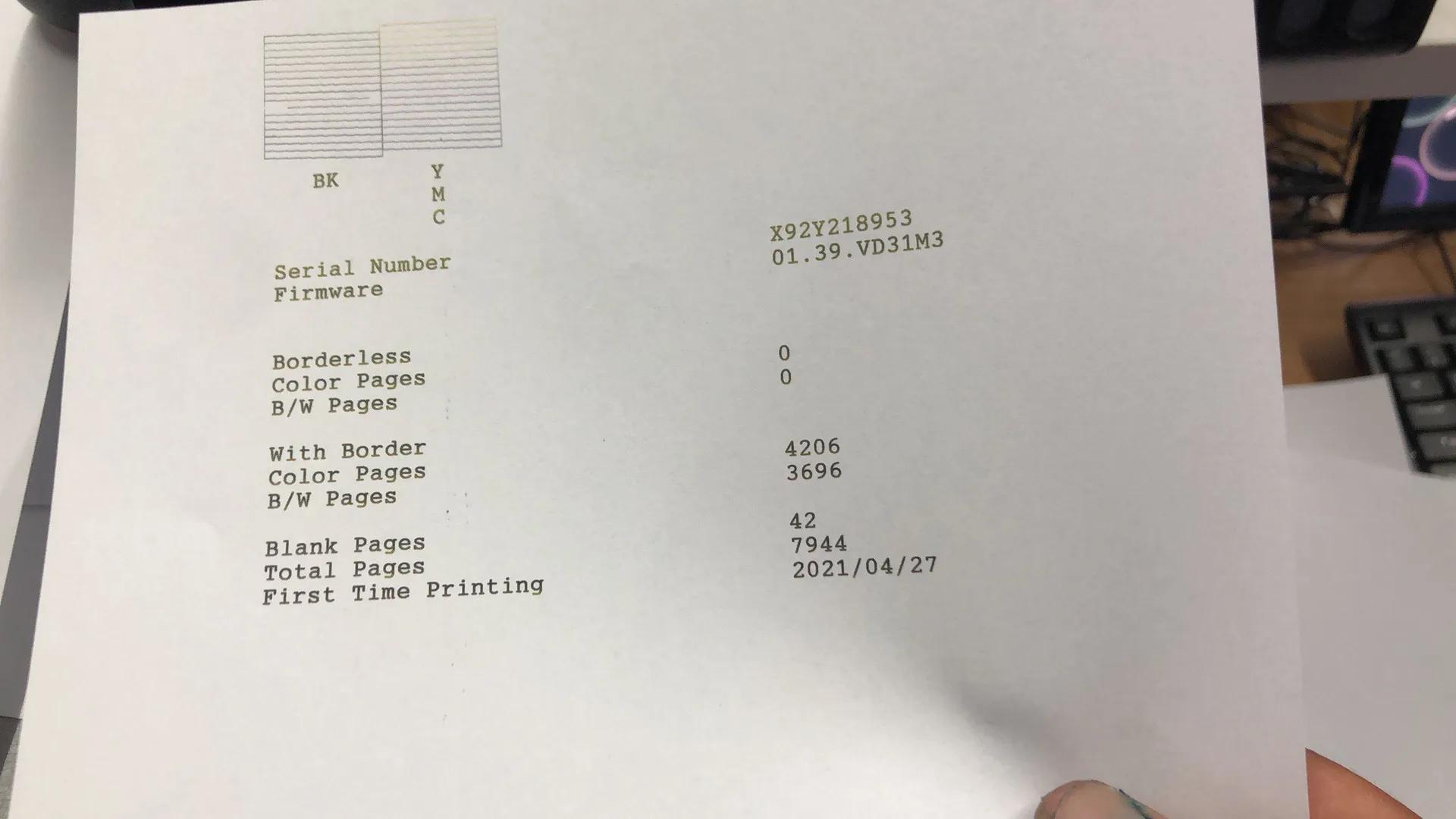 爱普生l3153墨水缺纸张灯闪烁,爱普生l3158打印不了彩色什么原因