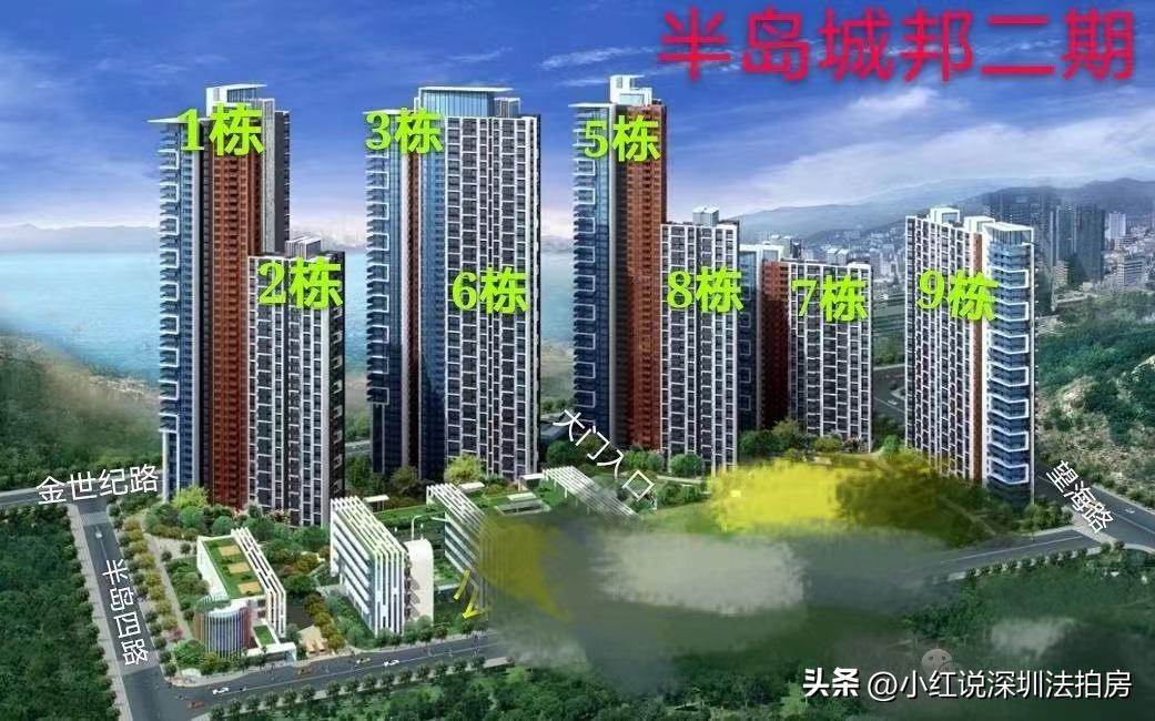 深圳半岛城邦法拍房,南山半岛城邦花园