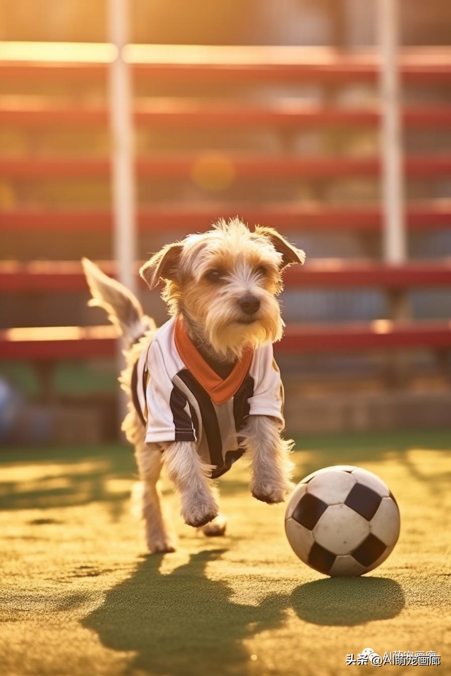 狗狗闯进足球比赛视频,狗狗看足球比赛比人还兴奋