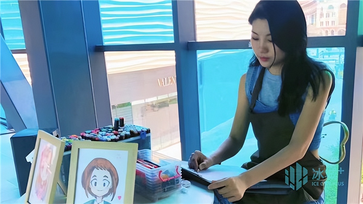冰城“90后”手绘师线上摆摊，画“头像”月赚千元