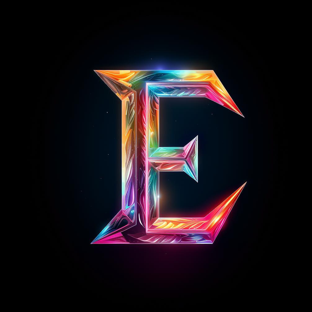 d字母设计,水晶字母设计