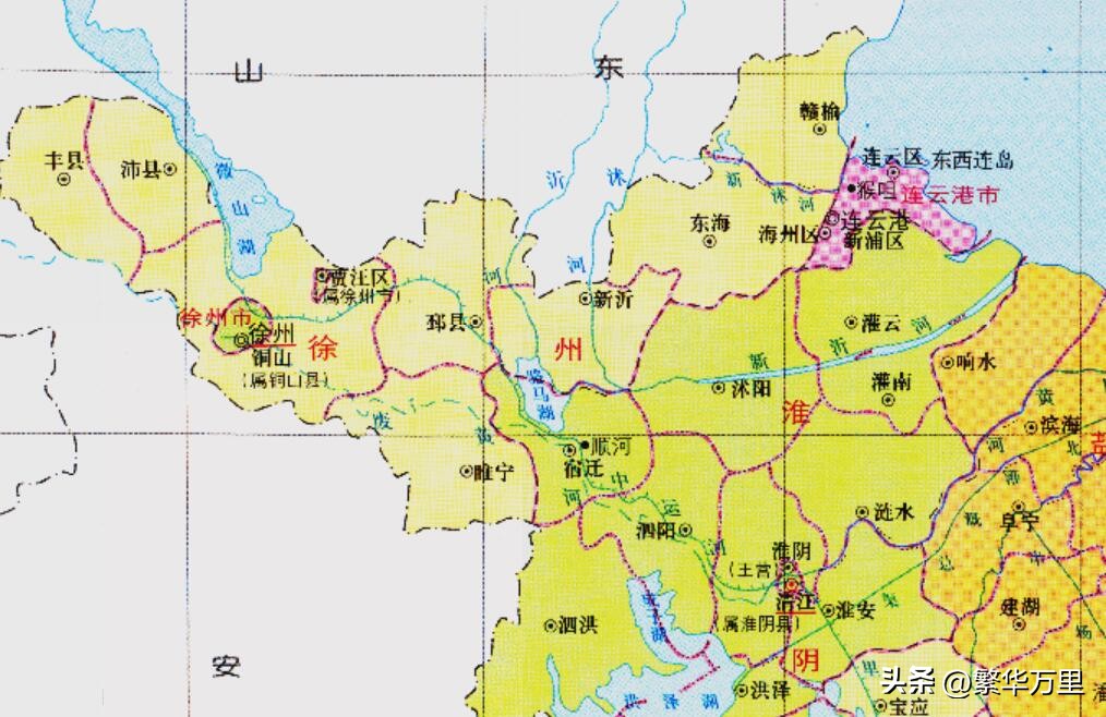 最新连云港市行政区划,连云港市区域划分