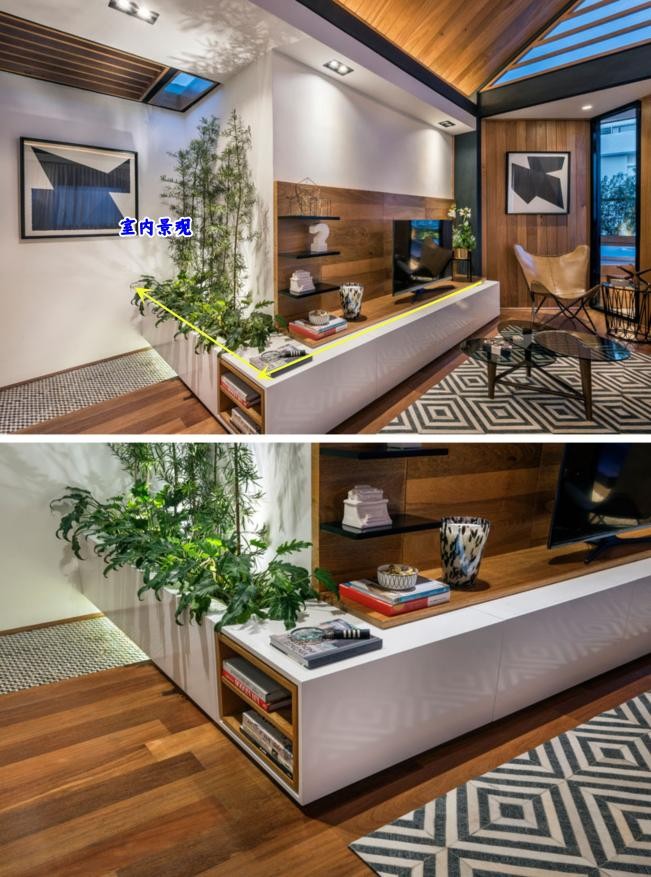 玄关转角柜,玄关背景墙和电视墙转角设计