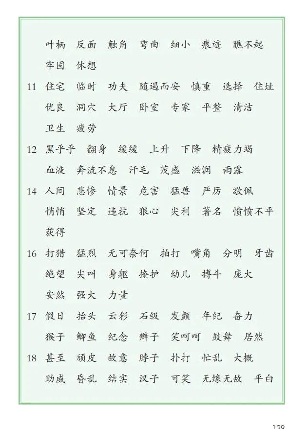 人教版小学语文（四年级上册）课本电子版暑假预习快收藏