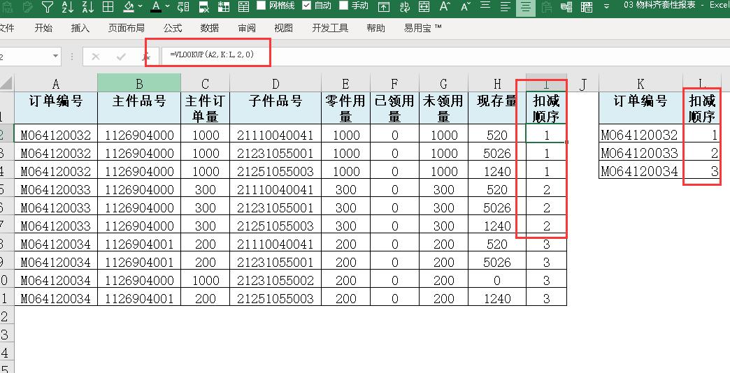物料齐套可以从几个维度分析,物料盘点表套用库存表