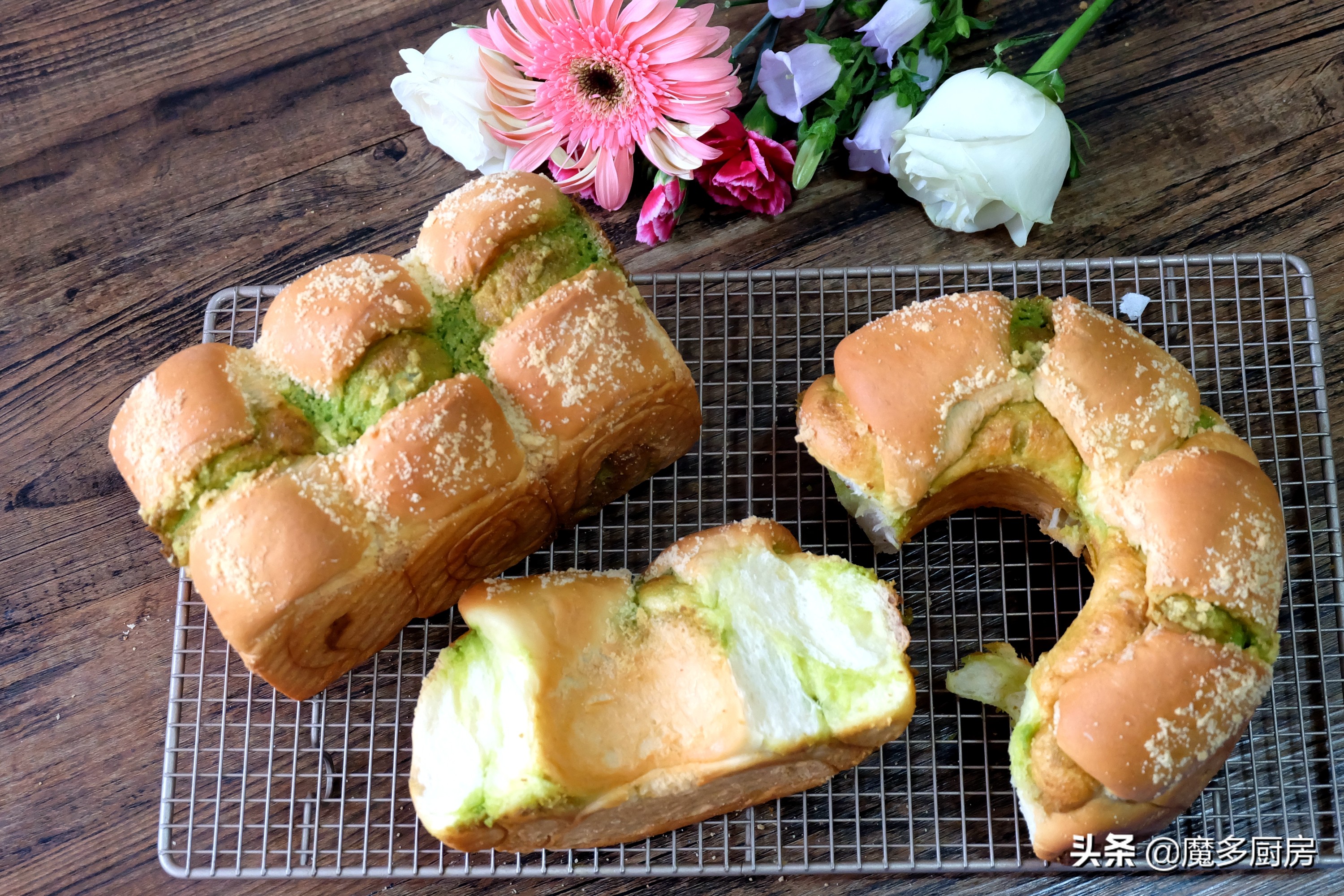 家常面包怎么做松软好吃,在家怎样做面包又松又软视频教程