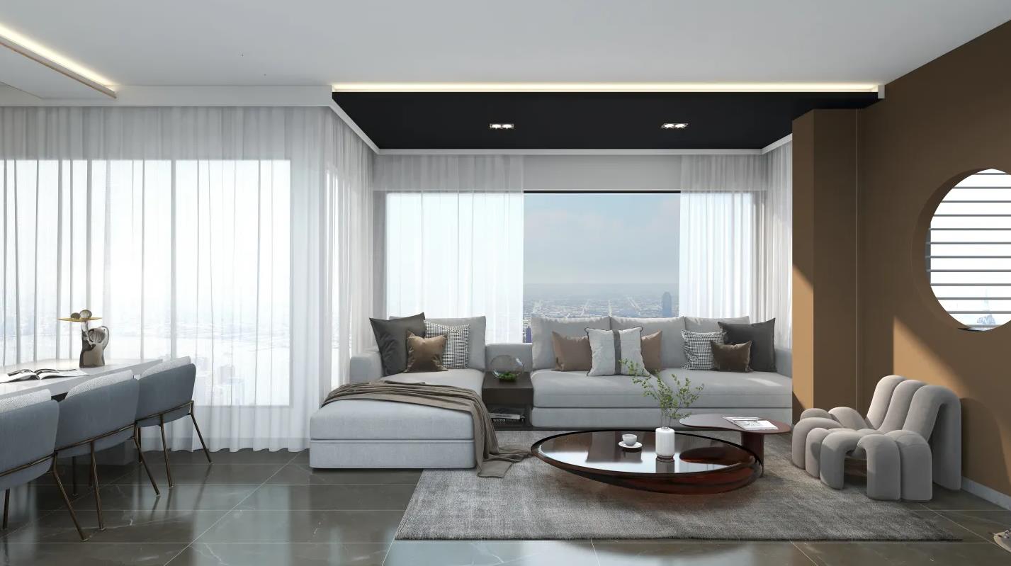 家装风格效果图大全轻奢110平,轻奢风格家装餐厅平面图