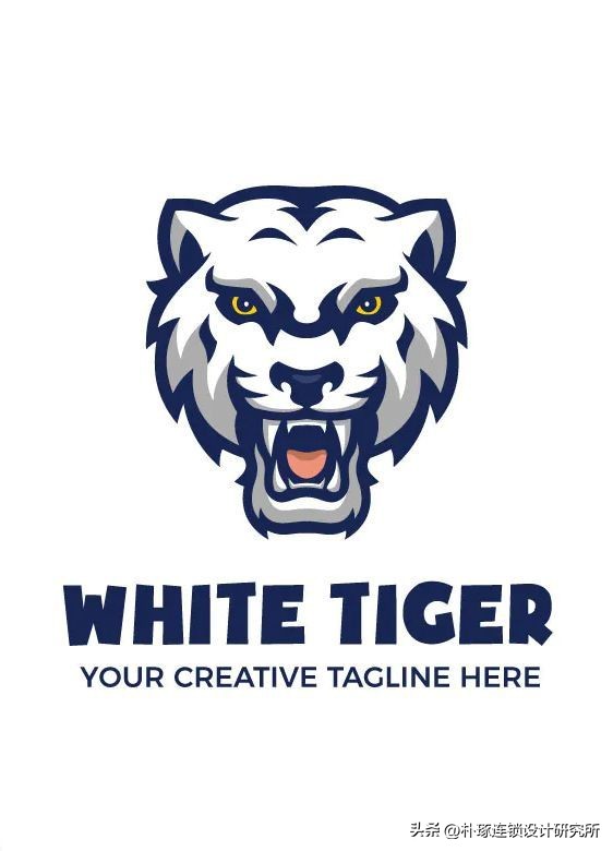 免费老虎标志logo设计欣赏,虎元素logo图片