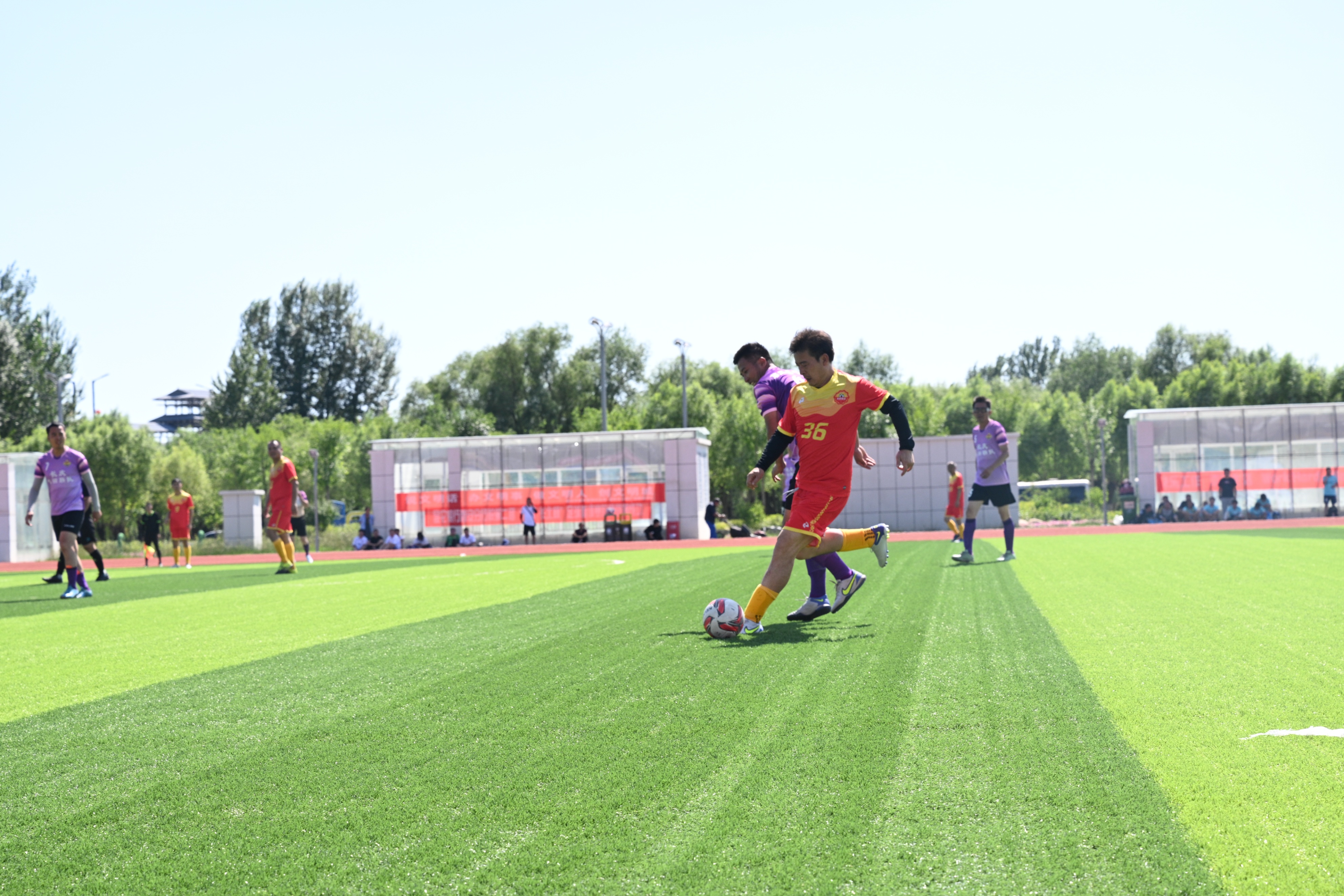 长庆长北杯足球赛开幕式,第二届足球赛开赛