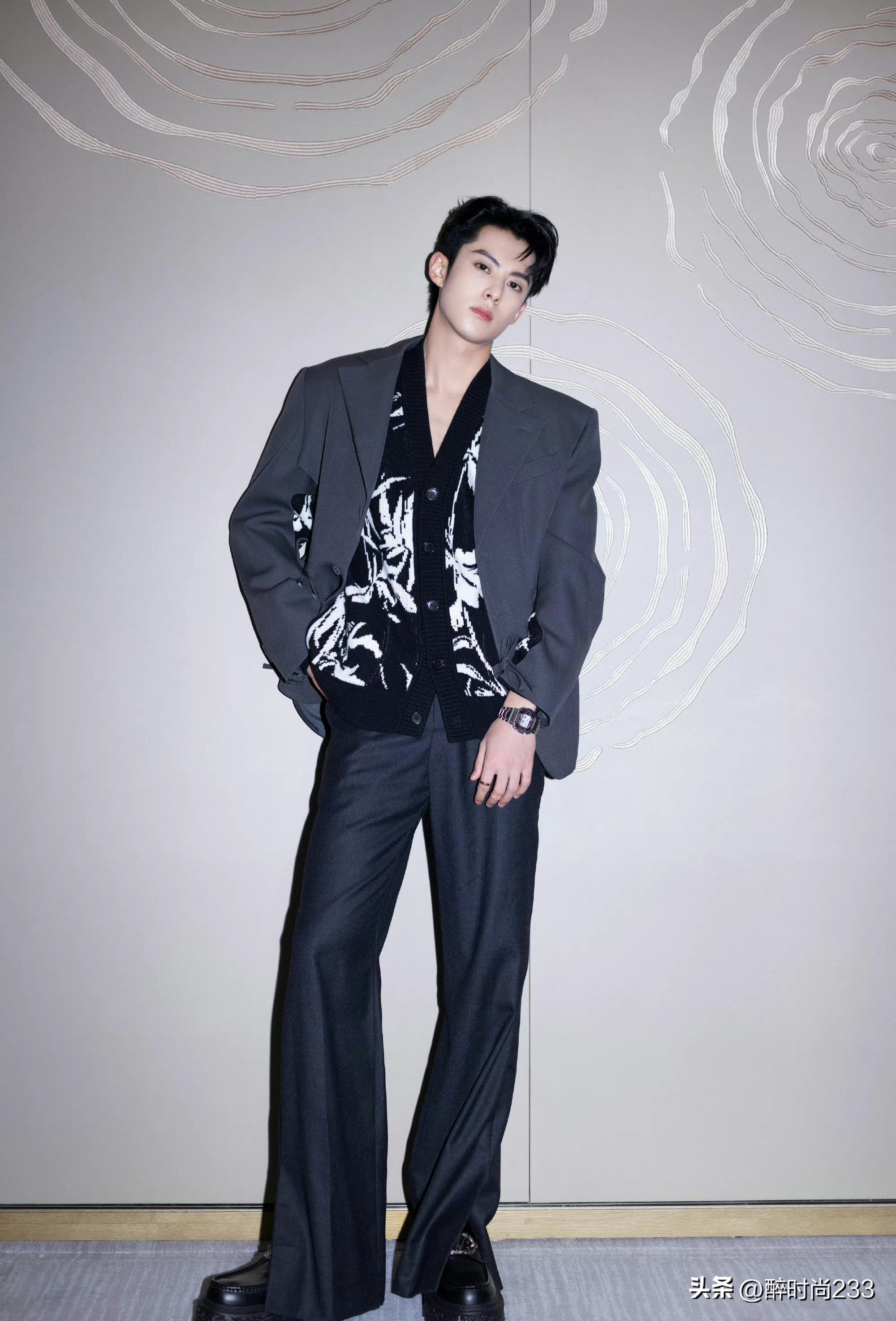 王鹤棣时尚芭莎红毯晚宴,王鹤棣阅文盛典红毯造型