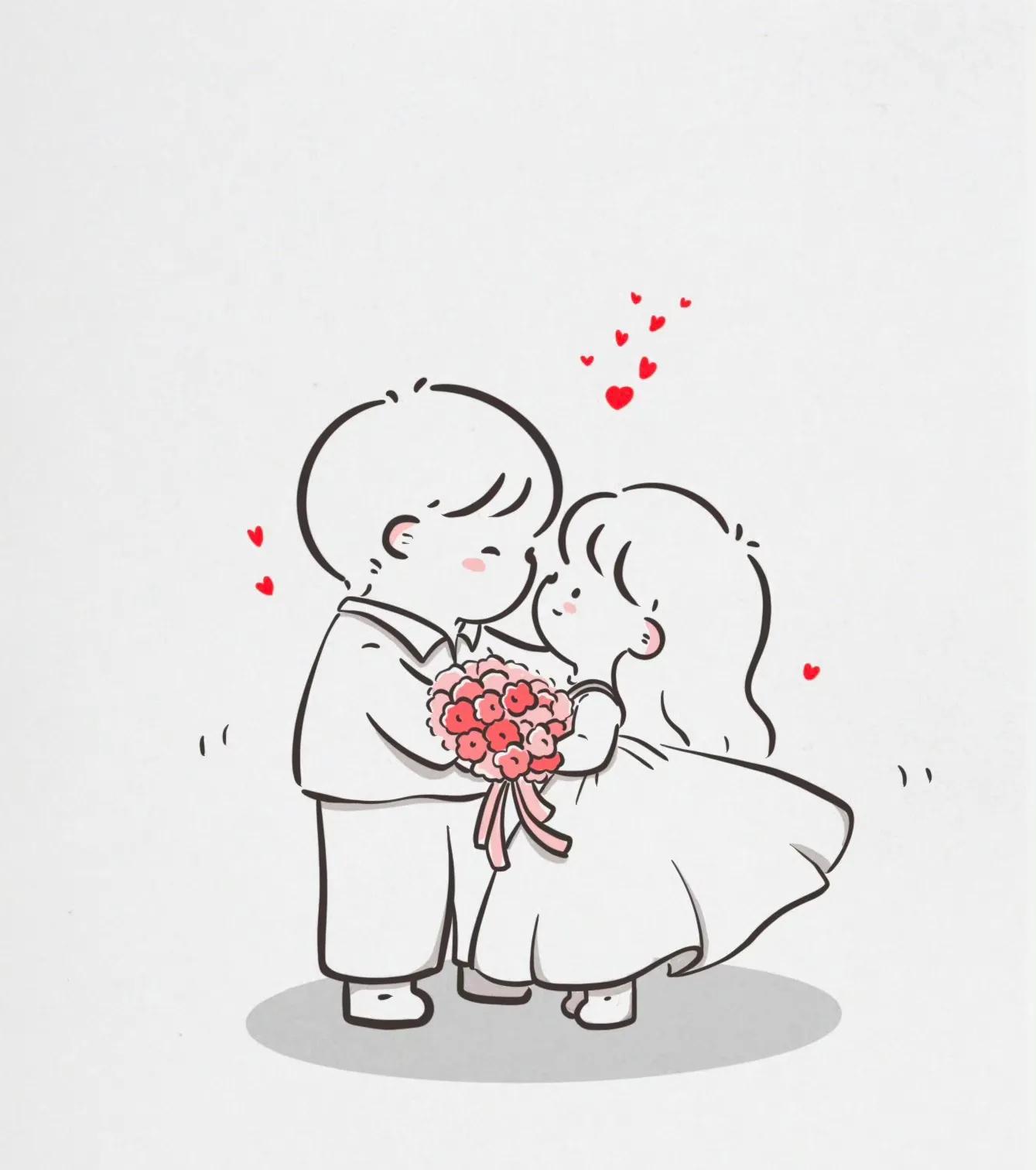 情侣头像爱情简单干净,双向奔赴的头像