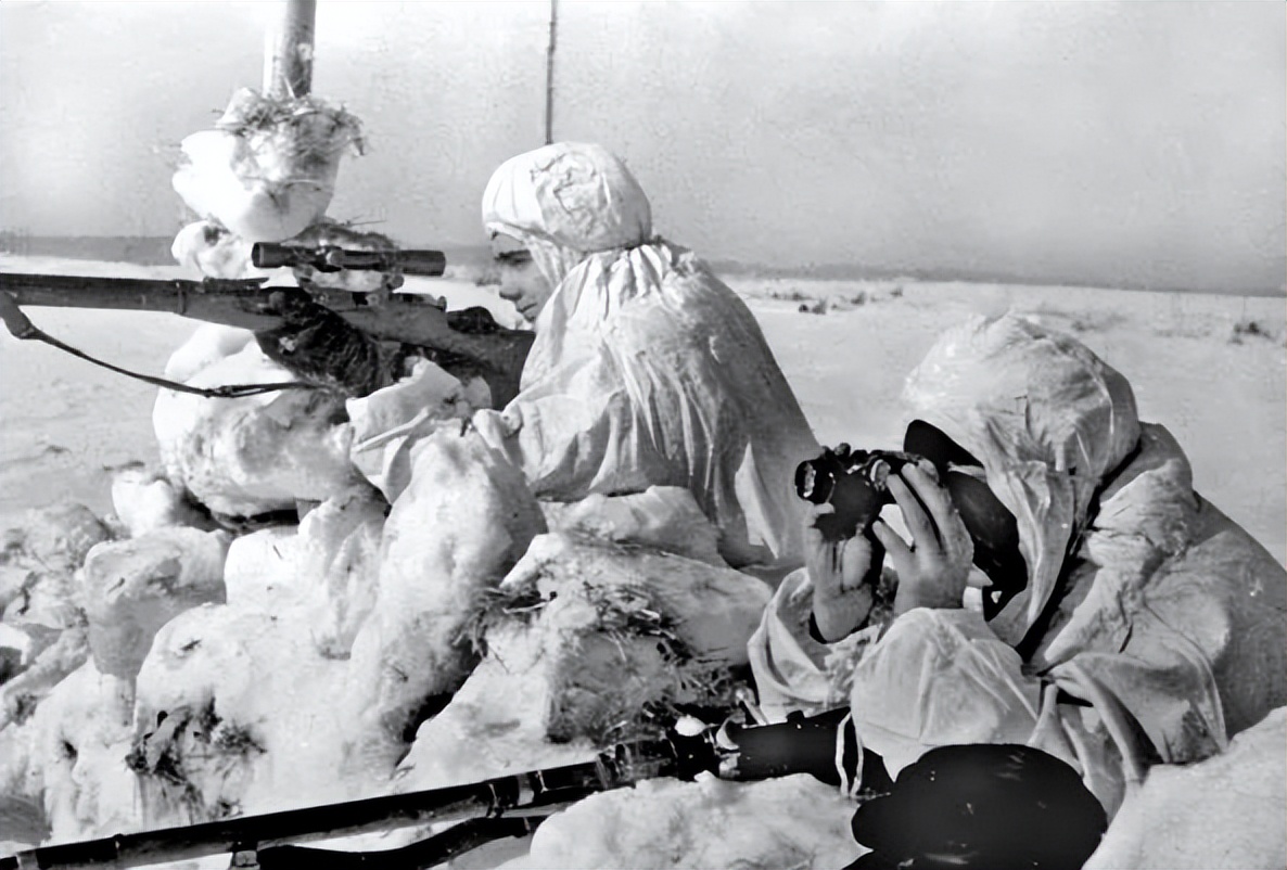 苏联女狙击手,二战时期女英雄老照片