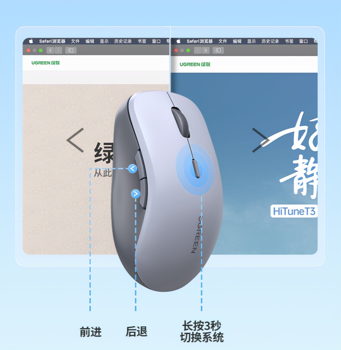 绿联人体工学鼠标测评,绿联鼠标mu002拆卸