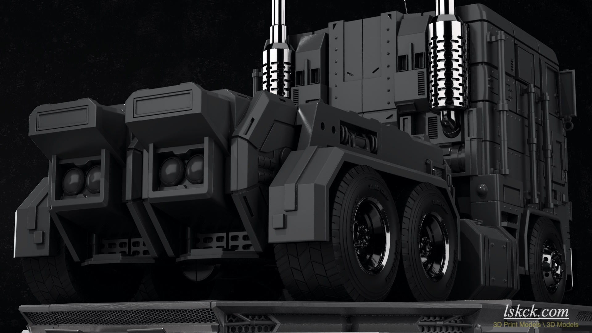 变形金刚3D打印模型,变形金刚擎天柱天火合体模型