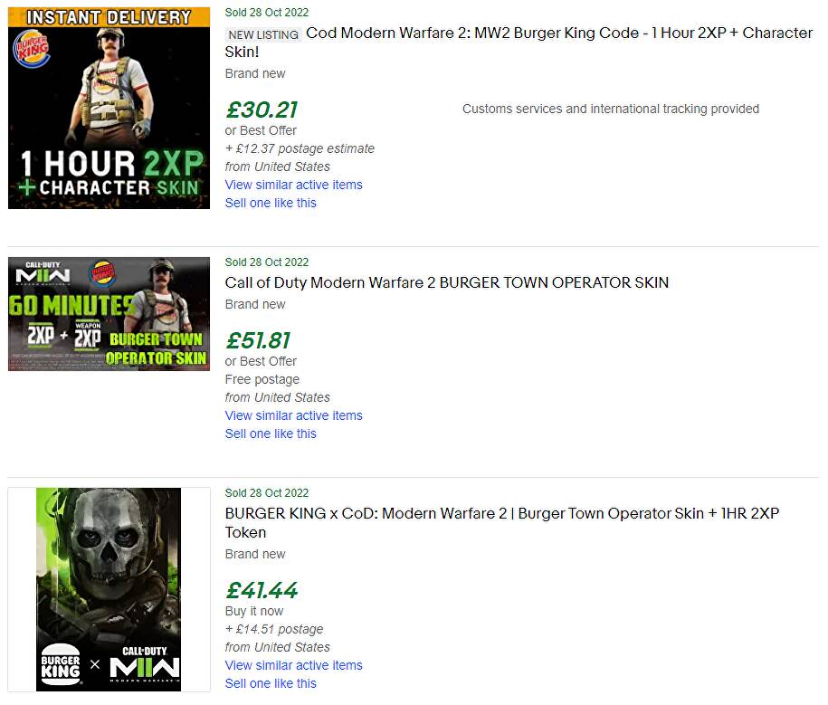 cod19联动汉堡王,cod19汉堡王联动值得换吗