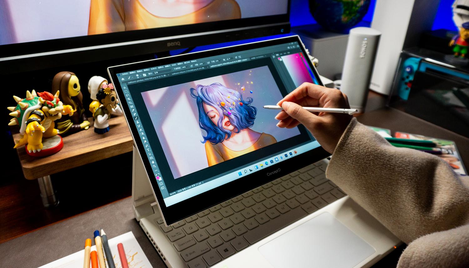 宏碁conceptd3ezel开箱,宏碁conceptd3ezel