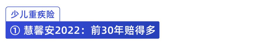 少儿重疾险2022,2021少儿重疾险前十名排行榜