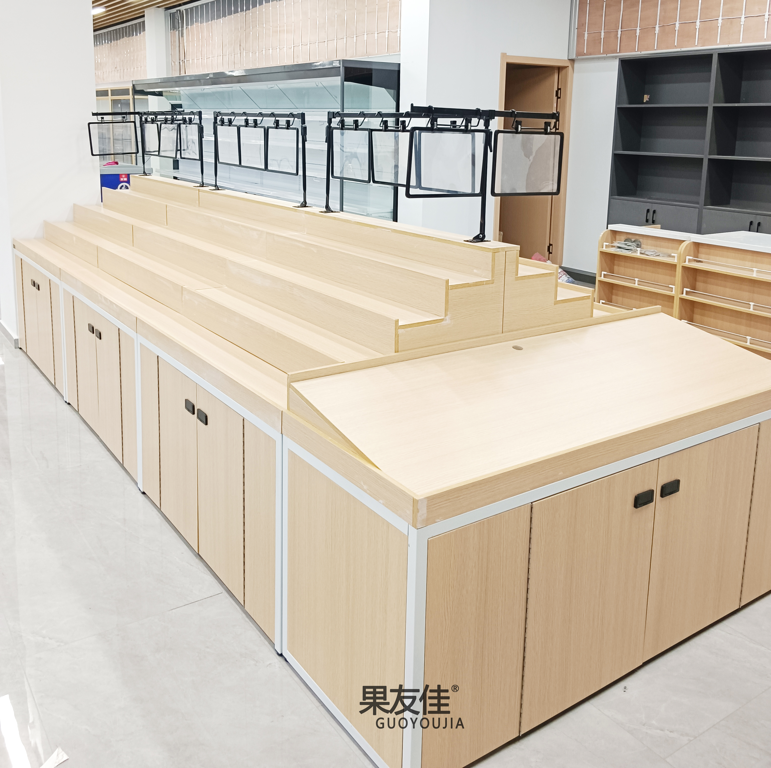 2022网红水果店货架,网红水果店摆放布局图