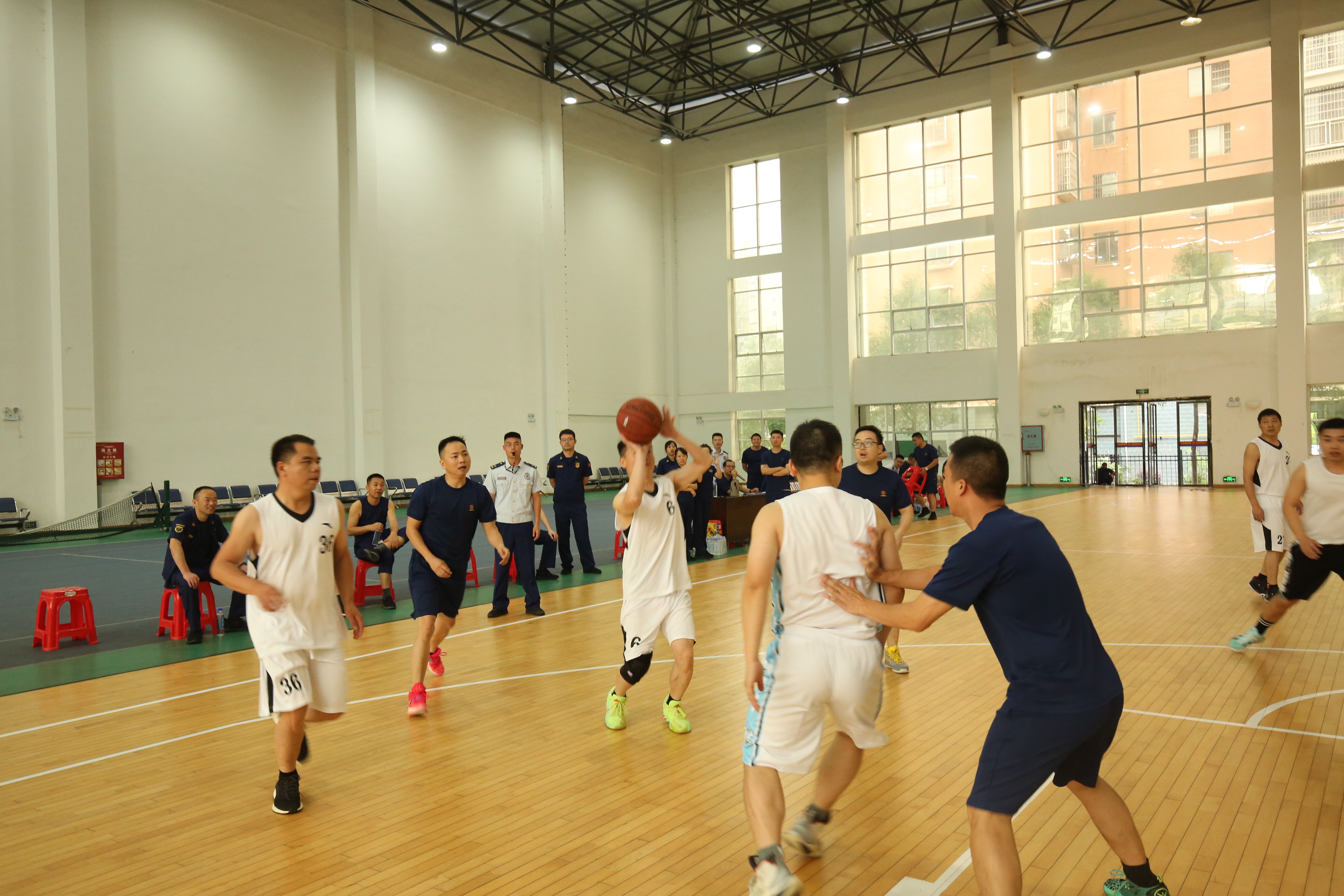 永州市2024年市直机关篮球比赛,永州电视台庆七一篮球赛闭幕式