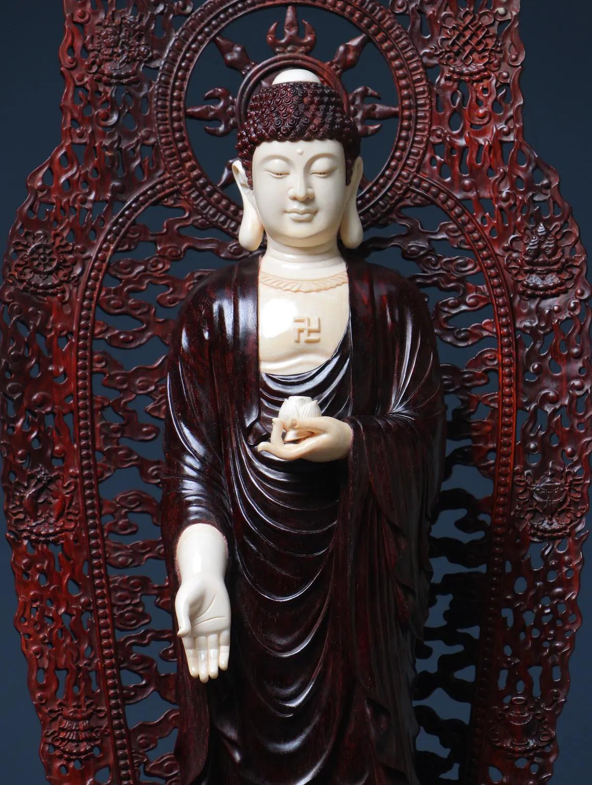 西方三圣佛像,西方三圣接引真实视频