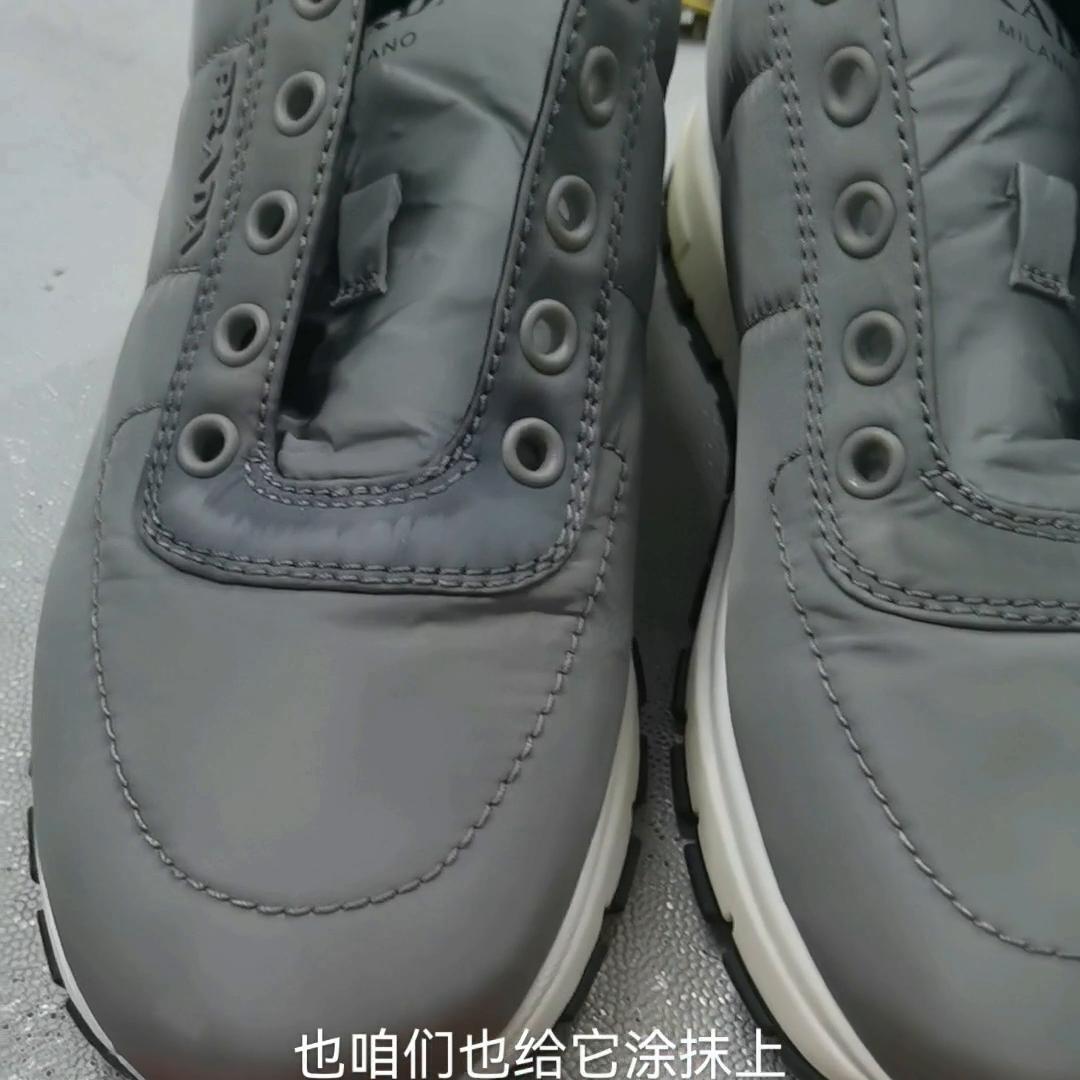 普拉达降落伞面料清洗串色用七妹家【特效串色净】去除干净...