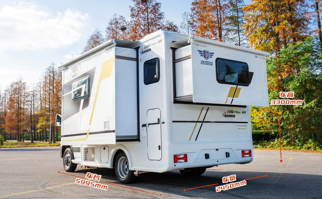大白房车双拓展介绍,云游双拓展房车大空间出行更舒适