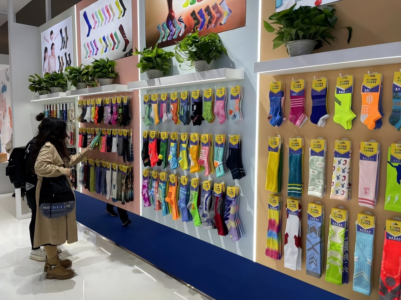 参加袜业博览会的前期准备,东北袜业袜交会