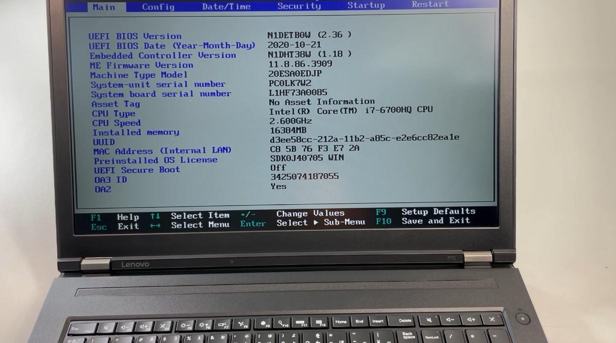 怎么辨别thinkpad是新旧配件组装,thinkpad原厂配置查询