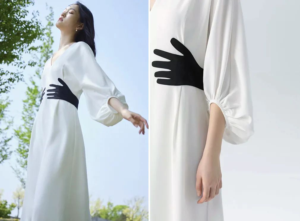 孟晚舟穿的白色连衣裙是什么品牌,孟晚舟同款连衣裙大码