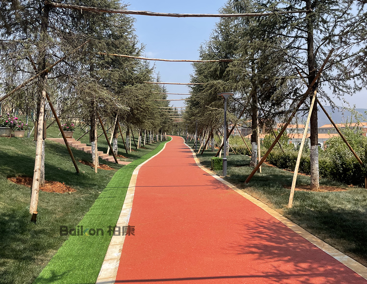 云南省云南大学全塑自结纹塑胶跑道