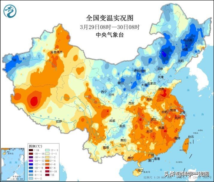 北方雨雪降温来袭南方降雨持续,北方寒潮暴雪南方断崖式降温