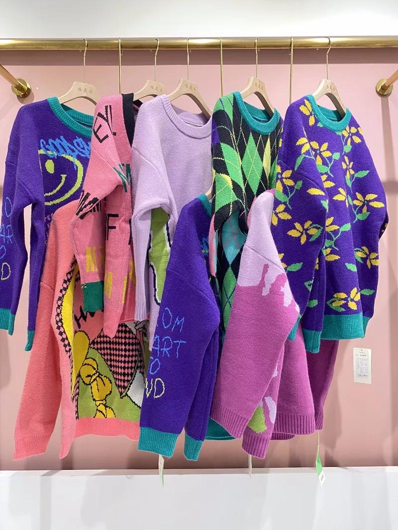 GWME22秋冬女装品牌折扣毛衣穿搭