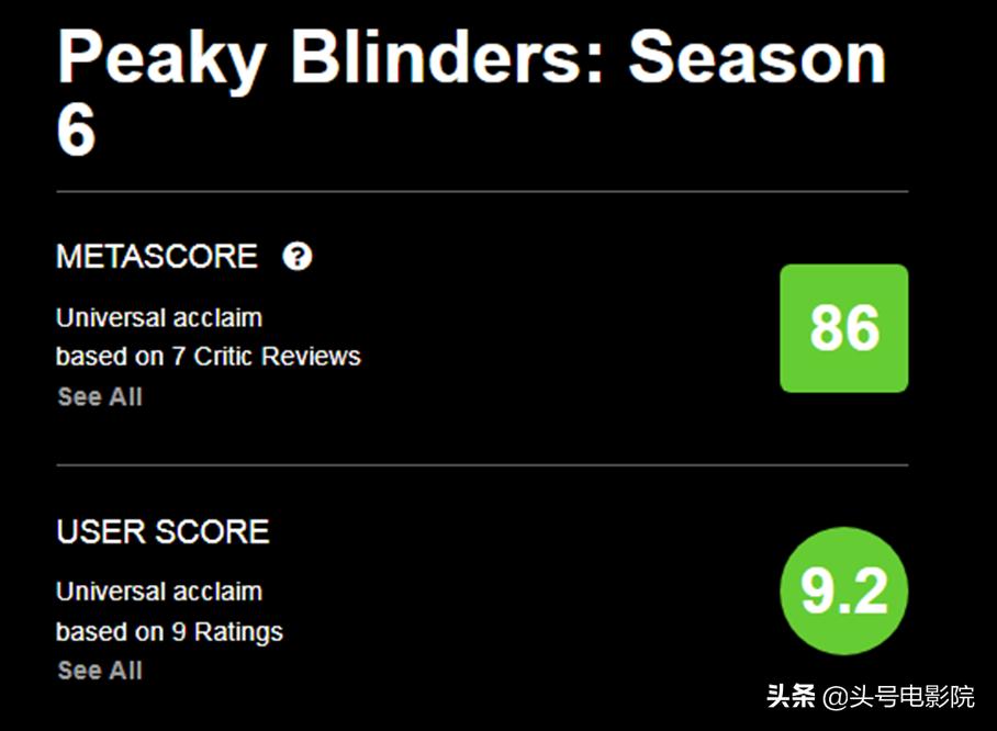 豆瓣评浴血黑帮第一季,美剧浴血黑帮第一季豆瓣评分