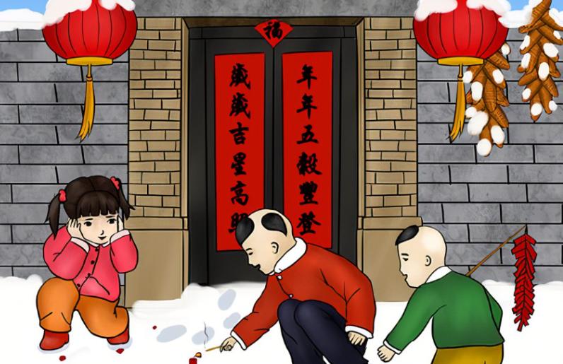 关于中国古代过春节的诗句,过年有哪些习俗和古诗