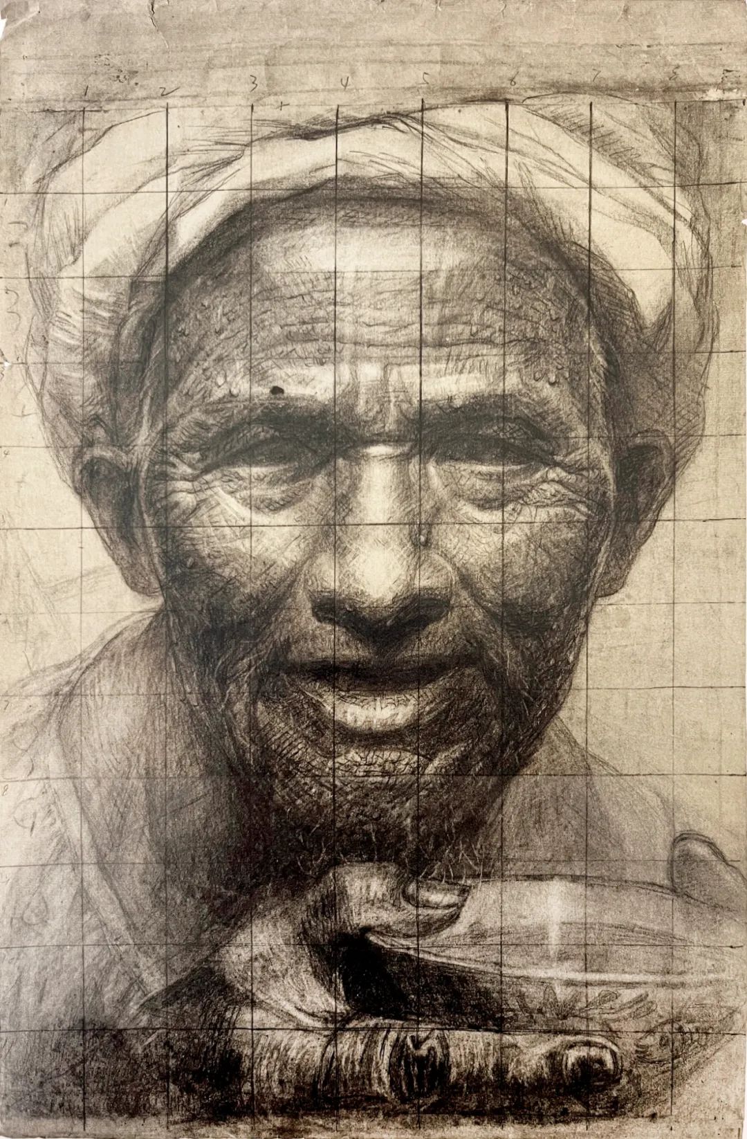 父亲油画罗中立,罗中立的油画父亲在哪画的